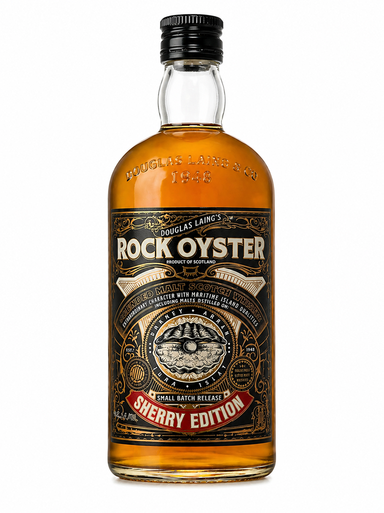 DOUGLAS LAING, Rock Oyster Sherry Edition, Blended Malt Scotch Whisky, Ecosse, 0.70 Whisky/Whiskey 46.8°