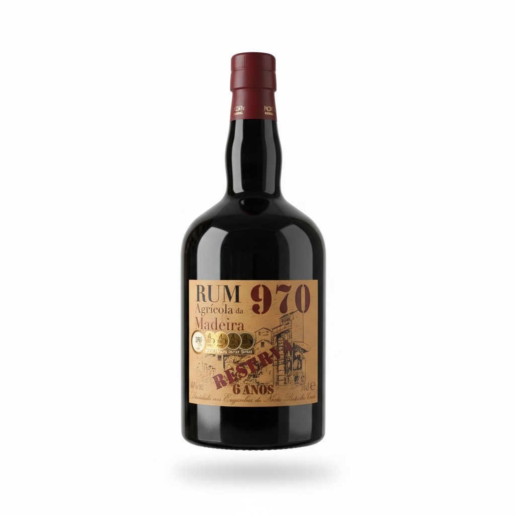 Engenhos do Norte, Rum 970 Madeira Wine Edition, Rum Agricola Madeira, Portugal, 0.70 Rhum/Rum/Ron 52.0°